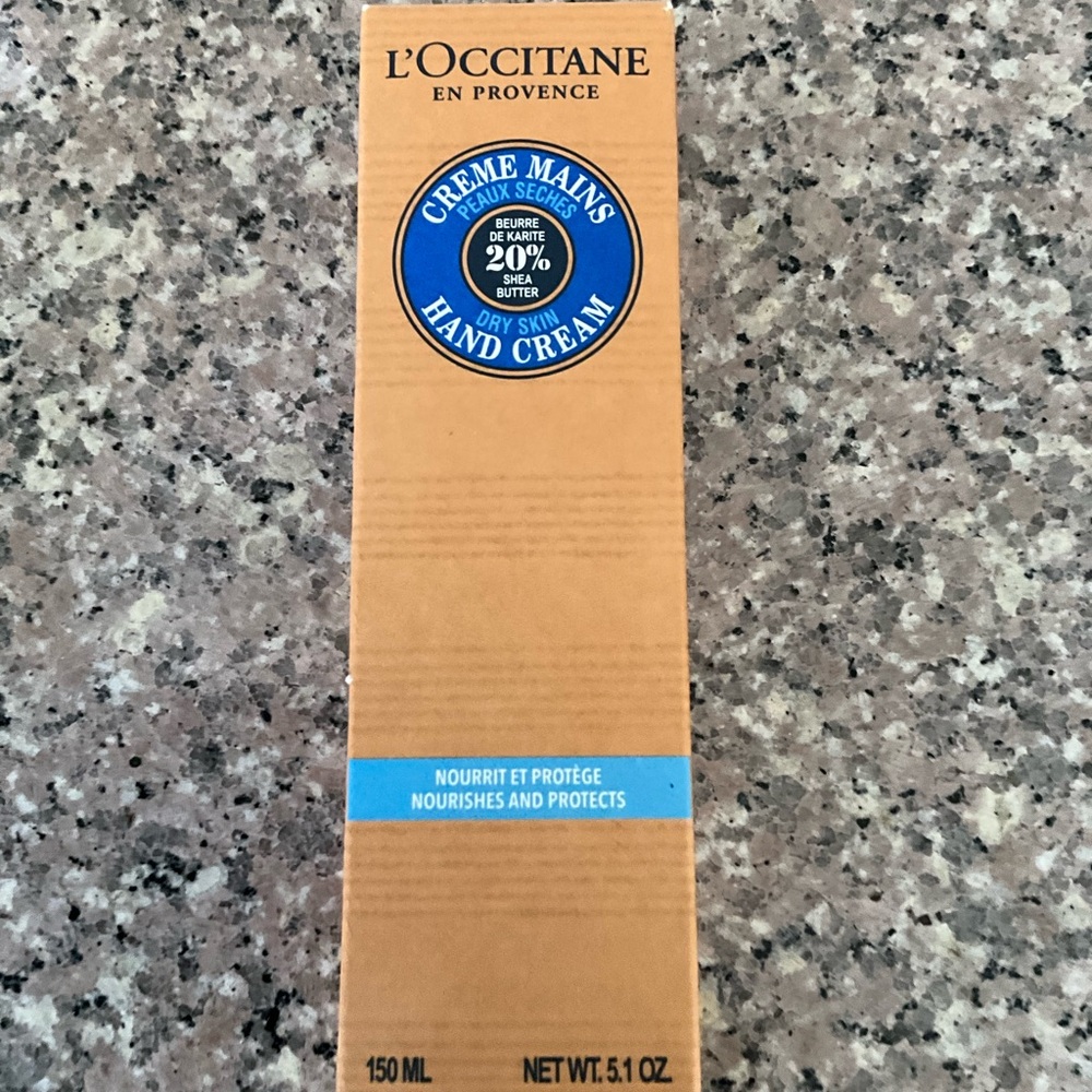 L'OCCITANE Hand Cream Packaging with Brown Design
